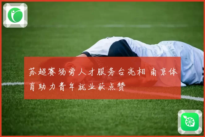 苏超赛场旁人才服务台亮相 南京体育助力青年就业获点赞